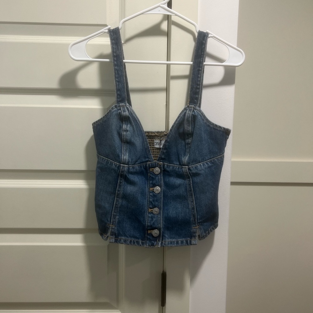 COPY - Zara Denim Top